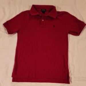 Polo by Ralph Lauren Kids Classic Red Polo. Size Medium 10-12